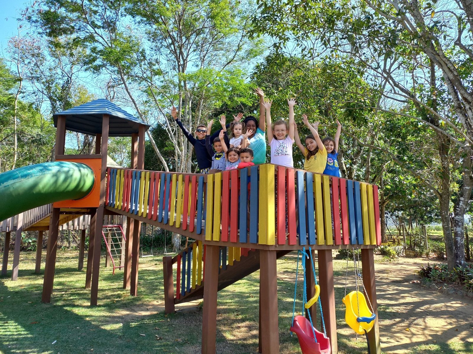 Área infantil e playground